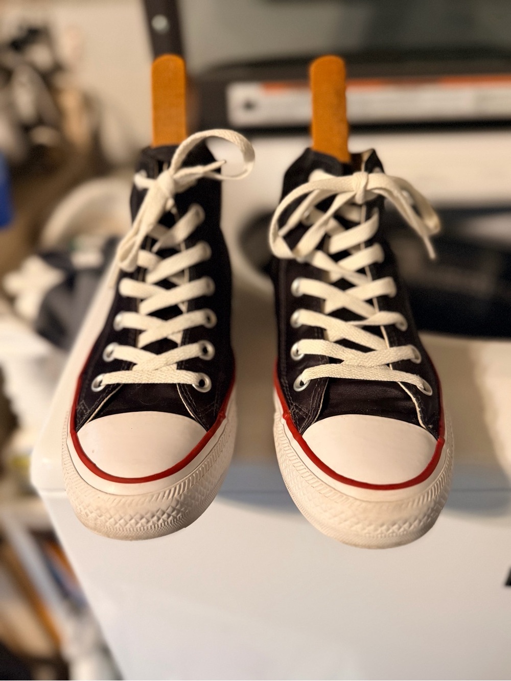Converse Chuck Taylor All Star black Satin High Top Sneakers Womens 7